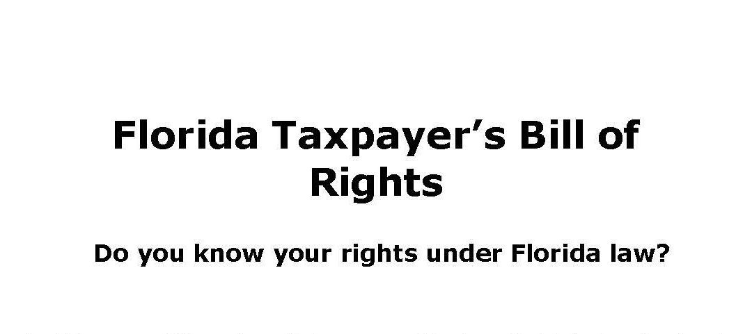 Florida Taxpayer’s Bill of Rights